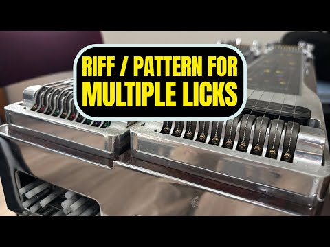 Versatile Riff / Pattern For Countless Licks | Pedal Steel Guitar