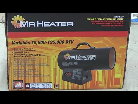 Mr. Heater      75,000 - 125,000 BTU Shop Heater!