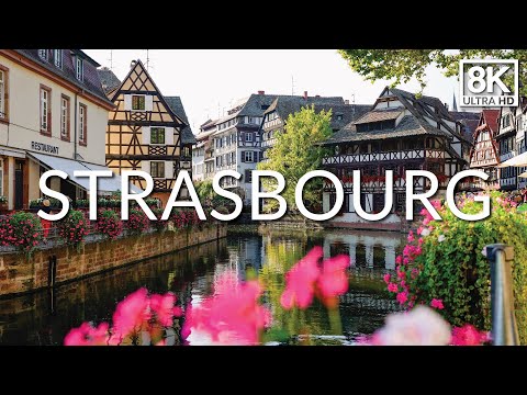 Stunningly Beautiful Strasbourg, France [8K] Walking Tour