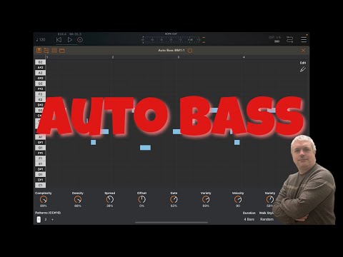 Cem Olcay Auto Bass AUv3 Midi Generator - Getting Started