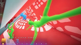壁にぶつかることを娯楽と見なすの自体だいぶおかしくて草(00:02:09 - 00:16:36) - 四方八方がジャンプパッドの部屋に人間を投げ込んだらどうなる?????Playform Human Dynamics
