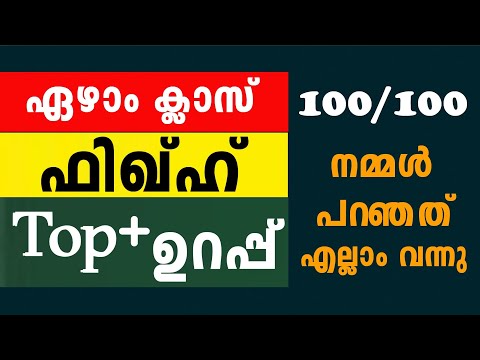 ഏഴാം ക്ലാസ് ഫിഖ്ഹ് Top+ ഉറപ്പ് വളരെ എളുപ്പം😳 7 Class Fiqh model Question Full Mark #answerkey 2026
