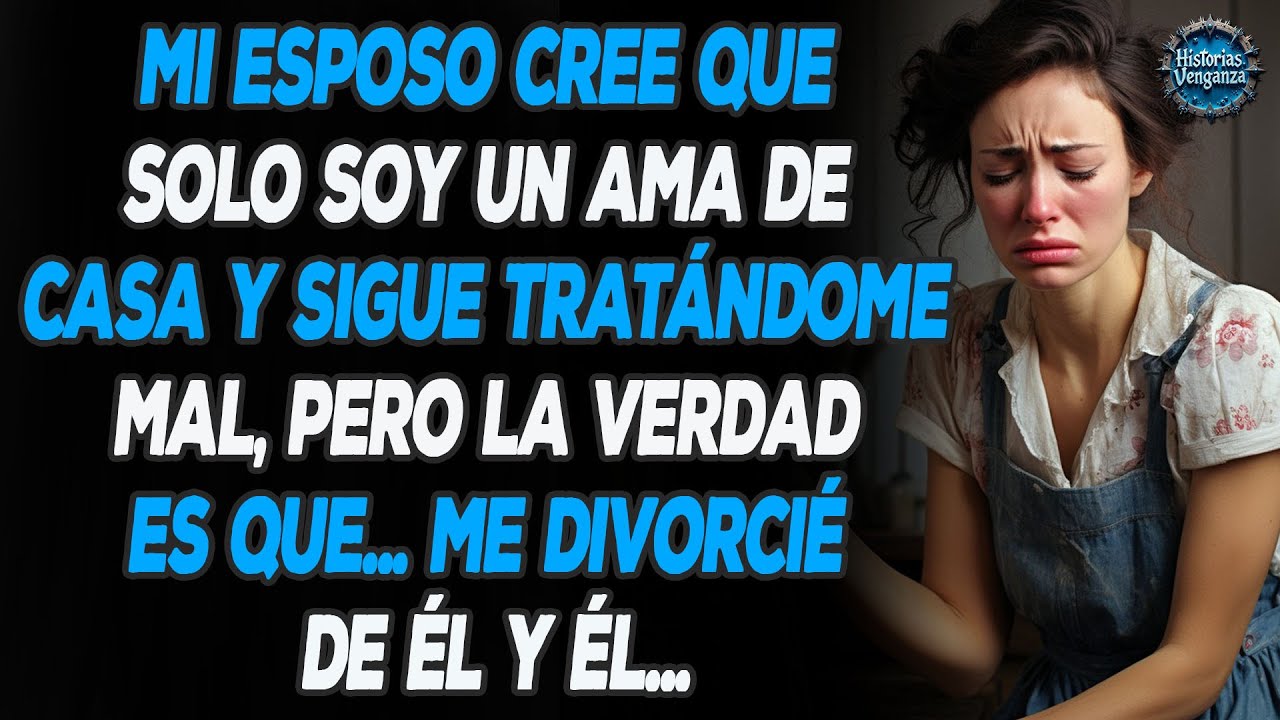 Mi Esposo Cree Que Solo Soy Un Ama De Casa Y Sigue Tratándome Mal, Pero La Verdad Es...