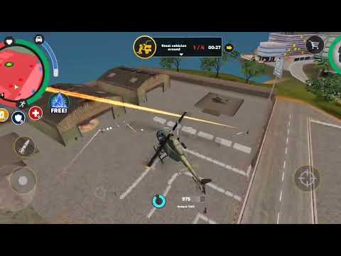 Rope Hero: Vice Town (Helicopter Secret Location)Find Helicopter on High Tower - Android Gameplay HD