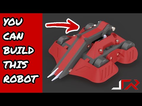 A 150 gram 3D printed combat robot being built