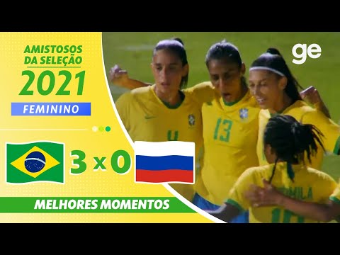 Gols e lances de Brasil x Rússia