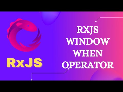 111. RxJS WindowWhen Operator. Learn RxJS Transformation Category WIndowWhen Operator - RxJS