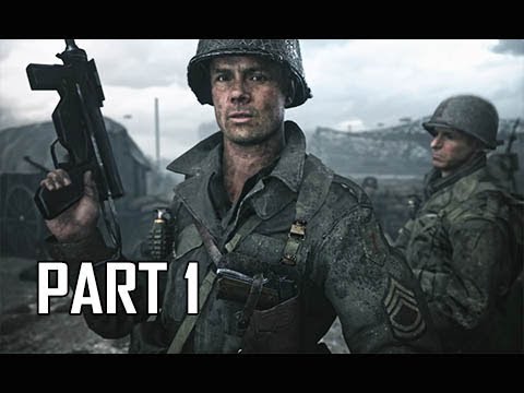 CALL OF DUTY WW2 Walkthrough Part 1 - FIRST HOUR!!!! (Campaign Story Let's Play Commentary)