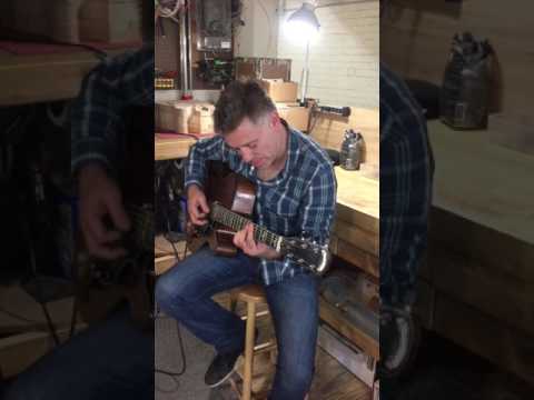 Peter Bernstein at Valle guitars NYC Shop