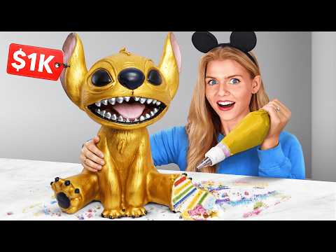 $1 vs. $1,000 Disney Cakes!