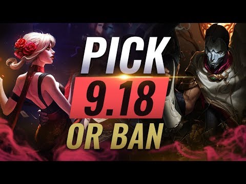 OP Pick or Ban: BEST BUILDS For EVERY Role - League of Legends Patch 9.18