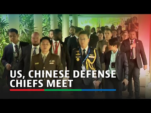 US, Chinese defense chiefs meet in Singapore ABS-CBN News