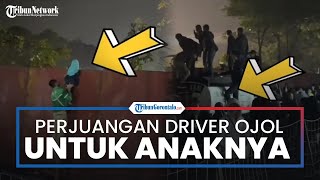 Viral Kisah Perjuangan Driver Ojol Angkat Anaknya untuk Tonton Konser Musik, Bikin Warganet Terharu