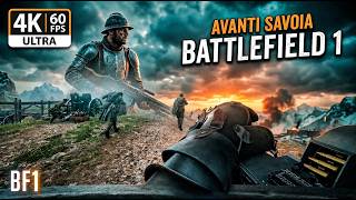 Battlefield 1 Revolution - Avanti Savoia Full Walkthrough (4K 60FPS)