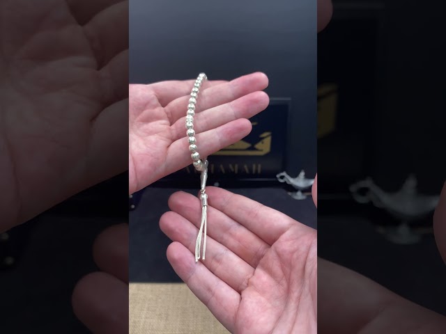 سبحة فضة عيار 925 بوزن 16جرام