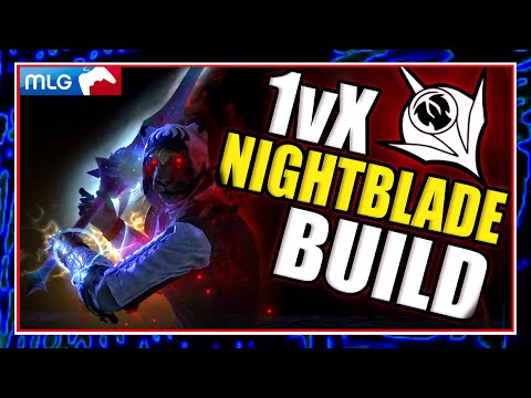 ESO PvP -  ⚔️𝐆𝐫𝐞𝐚𝐬𝐞𝐁𝐥𝐚𝐝𝐞 1vX⚔️ Stamina Nightblade PvP Build | Elder Scrolls Online