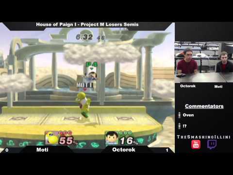 [House of Paign I] Delicious Octorok (Ness) vs. Moti (Yoshi) Project M Losers Semis