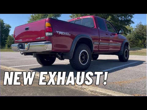 First Gen Tundra gets an MBRP Resonator Back Exhaust!