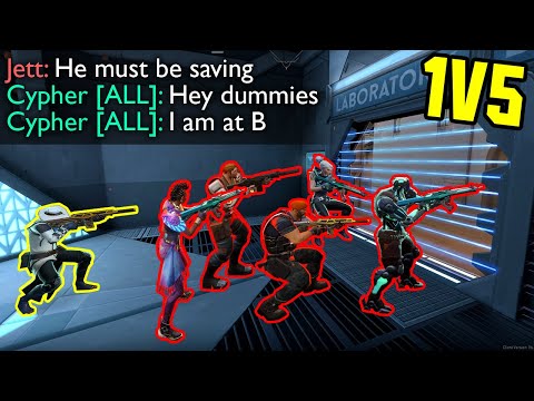 When you win the UNWINNABLE 1v5...