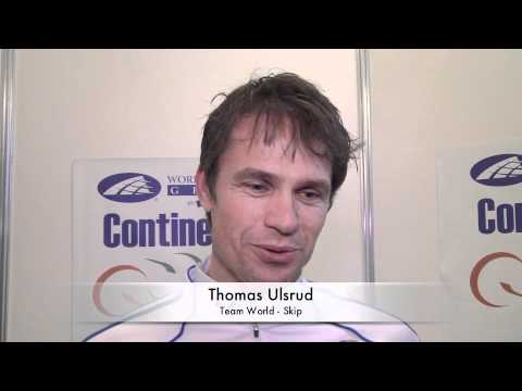 2011 WFG Continental Cup of Curling Draw 6 Media Scrum