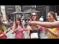 Krishna Kripa Das Chants Hare Krishna In Soho In London And Ladies Learn Mantra And Dance