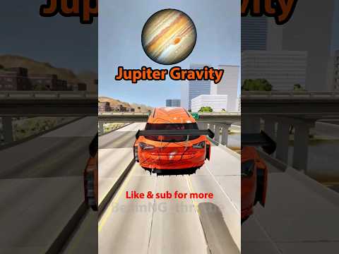 different types of gravity jumps beamNG #beamngdrive #gaming #shorts #gravity