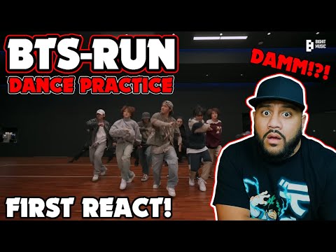 RUN BTS (Dance Practice) | FIRST REACTION!