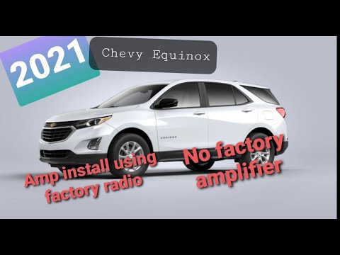 2021 Chevy Equinox amplifier installation using kicker Kisloc2 loc