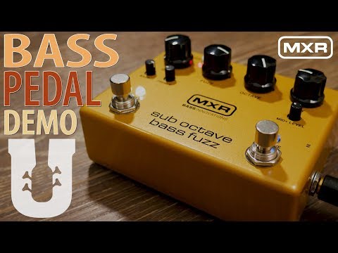 MXR Sub Octave Bass Fuzz Pedal Demo