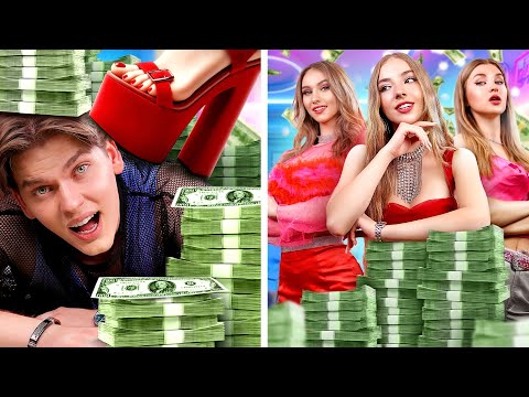 Controllo la vita della mia cotta! Studenti ricchi vs studenti poveri!