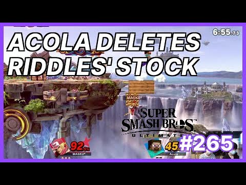 Acola deletes Riddles' stock | Smash Ultimate Highlights