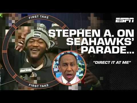 'Y'all are SB Champions...AND I STILL AIN'T APOLOGIZING' 😳 - Stephen A. to the Seahawks | First Take