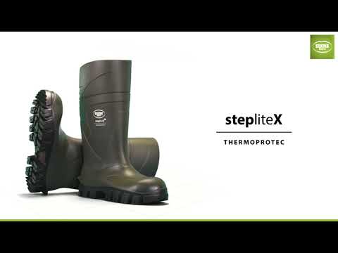 StepliteX ThermoProtec, embout et semelle sans métal (S5), vert