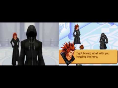KH Chain of Memories Cutscene Comparison Part 2