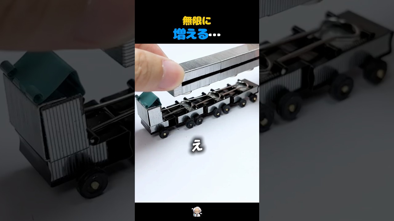 終わりがないホチキストラックの仕組み