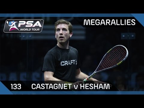 Squash: MegaRallies EP133: Hesham v Castagnet - British Grand Prix 2014