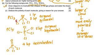 Chemical Bonding Shape Practice Question - A Levels Chemistry