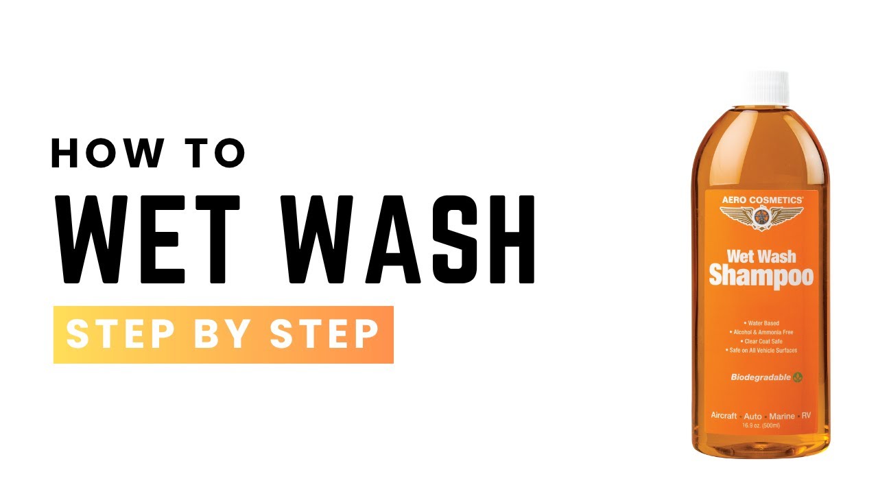 How to Wet Wash Your Vehicle Properly