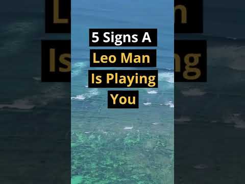 5 Signs A Leo Man Is Playing You #shorts #dating #zodiac #zodiacsigns