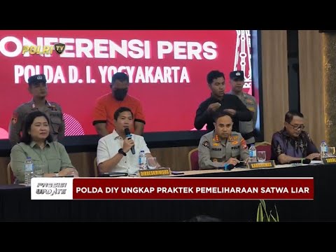 PRESISI UPDATE: POLDA DIY UNGKAP PRAKTEK PEMELIHARAAN SATWA LIAR 16/05/2025 (21.00)
