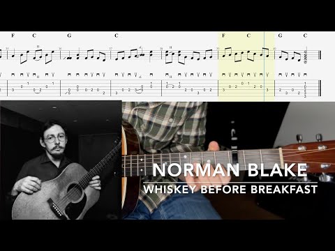 Norman Blake - Whiskey Before Breakfast (Tab & Play along)