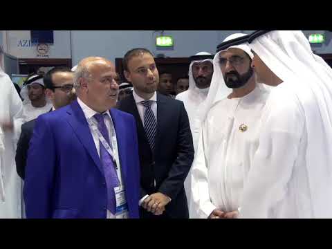 HH Sheikh Mohammed bin Rashid Al Maktoum graced the Azizi Developments stand at Cityscape