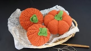 preview picture of video 'How to Crochet a Halloween Pumpkin 할로윈데이 펌프킨 코바늘뜨기 호박 핀쿠션 만들기6'