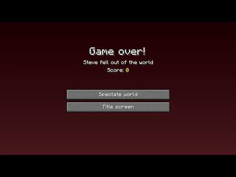 Minecraft DEATH Sound Effect. GAME OVER!