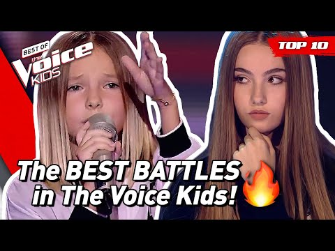 TOP 10 | The BEST BATTLES in The Voice Kids ever! 🔥 (part 2)