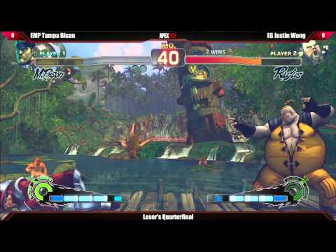 SSF4 AE2012 Top 8 EMP Tampa Bison vs EG Justin Wong - Apex 2014 Tournament
