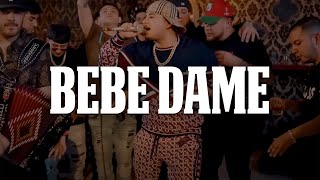 Fuerza Regida x Grupo Frontera - Bebe Dame (Video Letra/Lyrics)