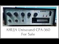 AHUJA UNISOUND CPA 360 For Sale Vintage Audio Memories