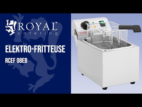 Video - Elektro-Fritteuse - 8 Liter - 230 V