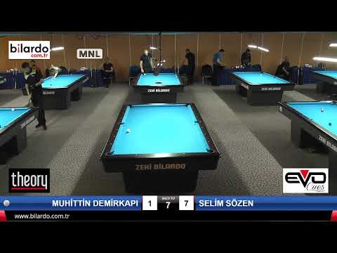 MUHİTTİN  DEMİRKAPI & SELİM SÖZEN Bilardo Maçı - 